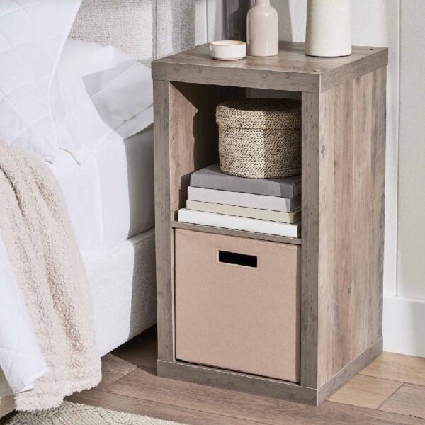 2 Cube Storage Organizer, Charcoal