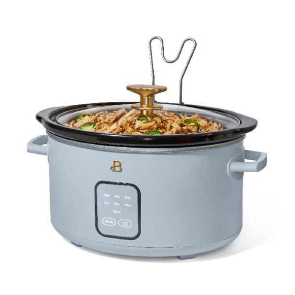 4Qt Slow Cooker with Touch-Activated Display, White Icing by Drew Barrymore