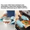 20 Piece Kitchen Towel Set - Cotton Dish Towels, Heat Resistant Kitchen Mittens and Pot Holder Set, Apron for Women with Pockets , Absorbent Dish Towels for Kitchen Drying - Olive