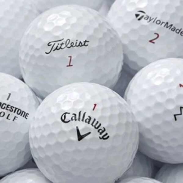 Mixed Golf Ball Brands, Mint/ 5A/ AAAAA Quality, 48 Pack, White