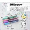 BAZIC 2-In-1 Mechanical Pencil & 4-Fashion Color Pen with Grip, 1.0 mm Bold Point, HB Pencil Lead, 24-Pack
