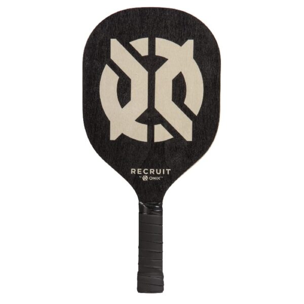 Wood Pickleball Starter Set for All Ages and Levels to Learn to Play, Black