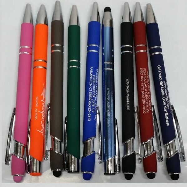 Assorted Misprint Ballpoint Pens Bulk Pack with Clips, 0.7 mm, Assorted Ink Colors, 120 Count