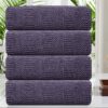 4 Pack Large Bath Towel Set 600 GSM Ultra Soft Oversized White Towel Set 35