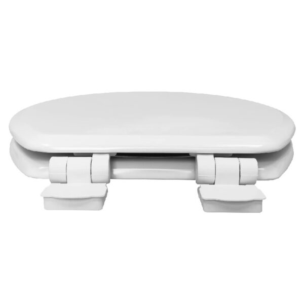 Round Slow-Close Toilet Seat in White