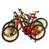 Postuois Bicycle Model 1:10 Scale Realistic Shape Alloy Downhill Mountain Bike Toy Birthday Gift