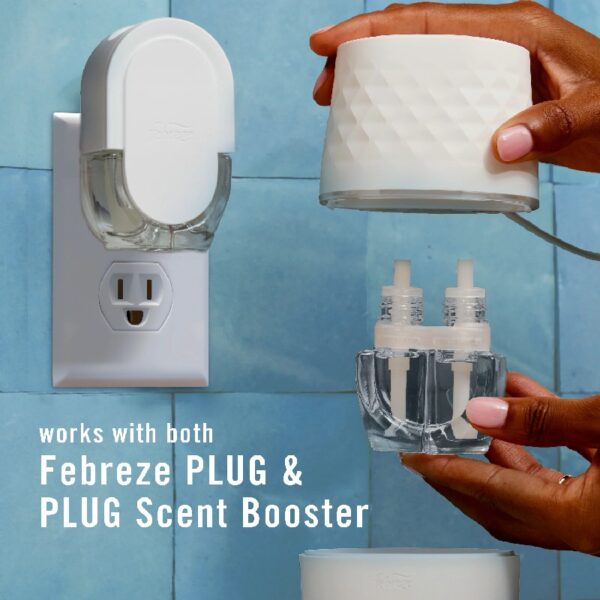 (2 pack)  Plug Scent Booster, Air Freshener, Scented Oil Air Freshener Diffuser, Starter Kit Device