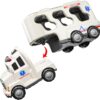 Construction Toddler Truck Toys for 3 4 5 6 Year Old Boys 5-in-1 Friction Power Vehicle Car Toy for Toddlers 1-3 Carrier Truck Toys for Kids 3-5 Christmas Birthday Gifts for Girls Age 3-9
