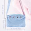 Bonding Pouch Small Pet Carrier Bag Sling with Strap Critter Cuddler for Gliders Ferret, Rat, Hedgehog, Hamster Outdoor-Orange