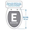 Antimicrobial Elongated Wood Toilet Seat with Easy-off Hinges
