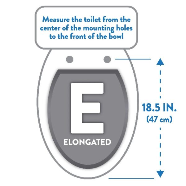 Antimicrobial Elongated Wood Toilet Seat with Easy-off Hinges