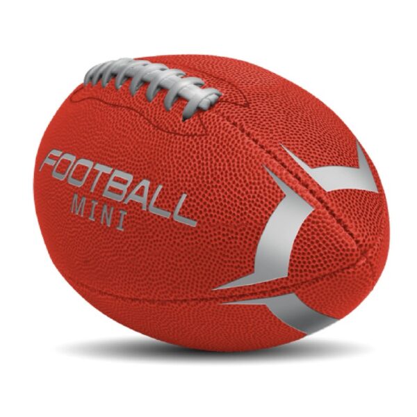 Mini 6” Rubber Football, Toy Ball, Blue, Kids Teen Adult, Unisex, New