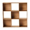 9 Cube Storage Organizer, Spring Pine