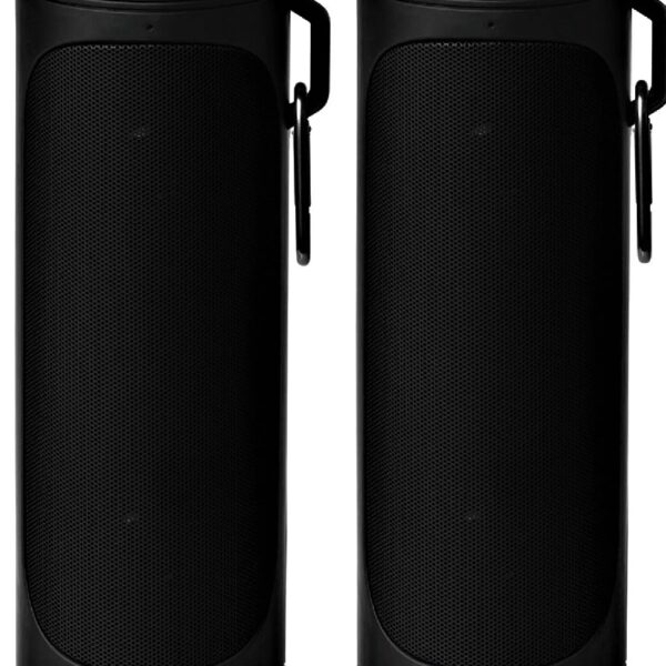 Audio Systems BOLTBLK Bluetooth Speakers, 1.5” Speakers Built-in Flashlight