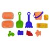 Play Day Kids Building 13-Piece Outdoor Activity Water Table, Multicolor