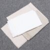 Himition 3pcs Clothing Linen Fabric DIY Solid Color Linen Cloth Fabric Beige White Light Beige