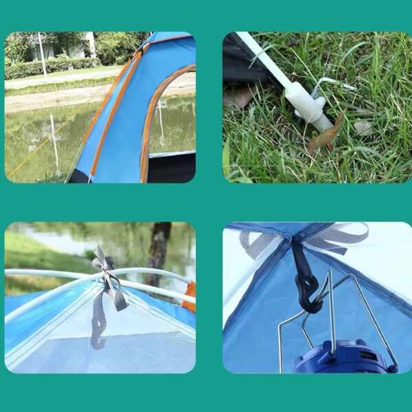 2-3 Person Instant Pop Up Lightweight Camping Tent, Outdoor Easy Set Up Automatic Family Travel Tent,Portable Backpacking Ultralight Waterproof Windproof Anti-UV Sun Shelter Tent