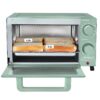 4 Slice Countertop Toaster Oven with 3 Settings, includes Baking Rack and Pan, Black, New
