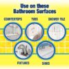 (8 pack) Total Bathroom Cleaner with OxiClean, Lemon Scent, 32 fl oz