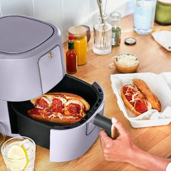 3 Qt Air Fryer with TurboCrisp Technology, White Icing by Drew Barrymore