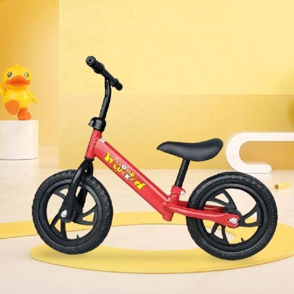 Kids Balance Bike 12'' Wheel Toddler Training Bicycle Safe No Pedal Bike Funny and Lightweight for 2-6 Boys Girls, Blue