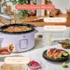 4Qt Slow Cooker with Touch-Activated Display, White Icing by Drew Barrymore