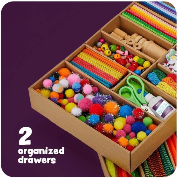 Dan And Darci Arts And Crafts Vault Supply Set Box Craft Kit 1000 Plus Piece
