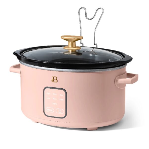 4Qt Slow Cooker with Touch-Activated Display, White Icing by Drew Barrymore