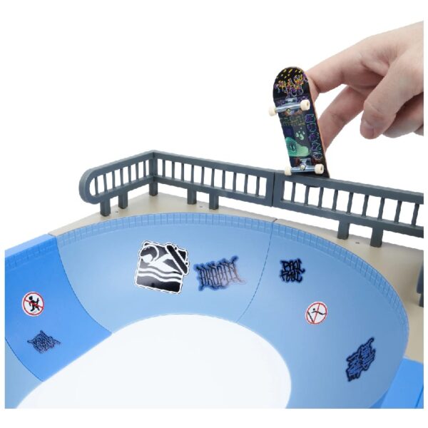 X-Connect Mega Bowl Park Creator Fingerboard Ramp Playset, For Ages 6 and up