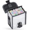 Ohuhu 48 Pastel Colors Fine-and-Chisel Dual Tips Alcohol Based Markers + 1 Colorless Blender for Beginners