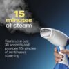 Handheld Garment Steamer for Clothes, Bedding, Curtains, Traveling, 1000 W Steam Pump