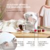 Virtu 122 PC Mini Portable Sewing Machine for Beginner Kids and Adults, Ballet Pink