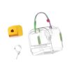 menolana Hamster -carry Bag Cage, Small Tier Carry Case, Guinea Pig Cage Outdoors, Hamster Travel Carrier for Chinchilla, Ferret, Mice, Mice green