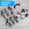 Toy Organizer With 18 Adjustable Compartments Compatible with Calico Critter, Hot Wheels, Lego Storage Organizer