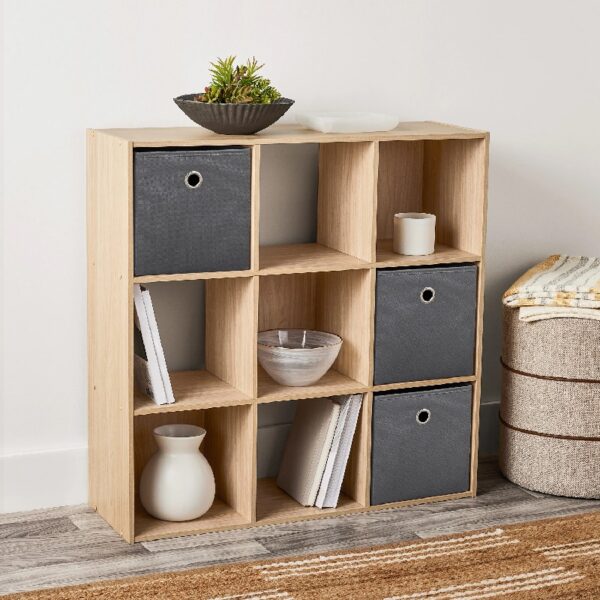 9 Cube Storage Organizer, Spring Pine