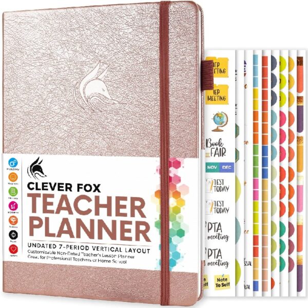 Clever Fox Teacher Planner - Mystic Blue