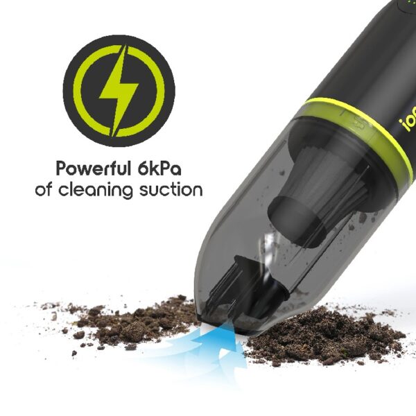IonVac, Lightweight Handheld Cordless Vacuum Cleaner, USB Charging, Multi-Surface, New