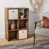 6 Cube Storage Organizer, White