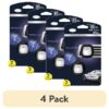 (4 pack)  Car Air Freshener, Odor-Fighting Car Vent Clip, Midnight Storm, 2 Count