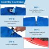 40” Tree Swing with LED Lights for Kids Adults, Indoor Outdoor Flying Saucer Swing with Adjustable Multi-Strand Hanging Ropes for Tree, Backyard, Playground ,Colorful