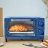 4 Slice Countertop Toaster Oven with 3 Settings, includes Baking Rack and Pan, Black, New
