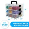 Toy Organizer With 18 Adjustable Compartments Compatible with Calico Critter, Hot Wheels, Lego Storage Organizer