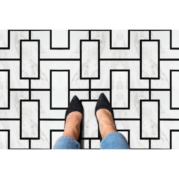 Retro Self Adhesive Vinyl Floor Tile - 20 Tiles/20 Sq. ft., 12 x 12, Slate Flooring Materials