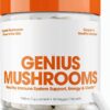 Mushroom Brain Supplement Nootropic with Lions Mane, Reishi, Cordyceps for Energy & Focus, Genius Mushrooms by