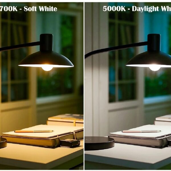 A19 3-Way LED Light Bulb, 40/60/100 Watts Tunable, Soft White, E26 Medium Base (4 Pack)