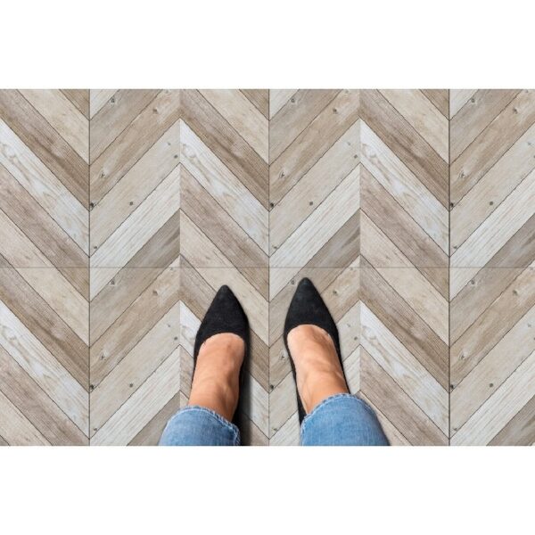 Retro Self Adhesive Vinyl Floor Tile - 20 Tiles/20 Sq. ft., 12 x 12, Slate Flooring Materials