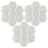 Creative Mark Glazed Stacking Style Nesting Palettes Porcelain Paint Palette Tray for Watercolor, Gouache, Color-Mixing - Paint Tray for Kids and Adults - 1 Pack