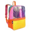 Wildkin Kids Pack-It-All 15 Inch School & Travel Backpack in Pink for Girls, Front strap for attaching Wildkin's Clip-in Lunchbox, Generously sized exterior front pocket (Mermaid Undercover)
