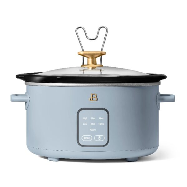 4Qt Slow Cooker with Touch-Activated Display, White Icing by Drew Barrymore