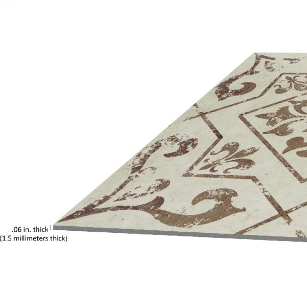 Retro Self Adhesive Vinyl Floor Tile - 20 Tiles/20 Sq. ft., 12 x 12, Slate Flooring Materials